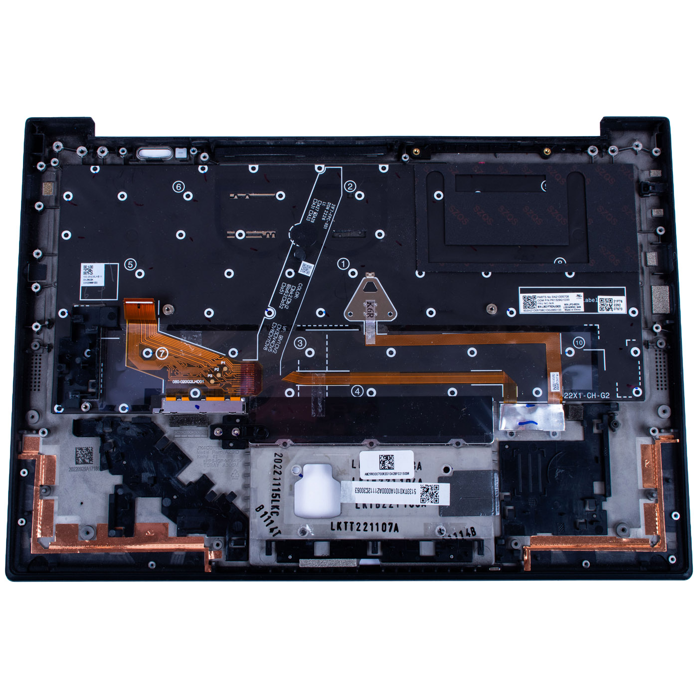 Palmrest klawiatura Lenovo X1 Carbon 10 11 WWAN | 5M11H44247