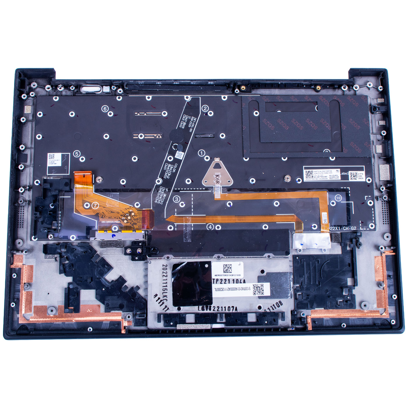 Palmrest klawiatura Lenovo X1 Carbon 10 11 WWAN | 5M11H44247