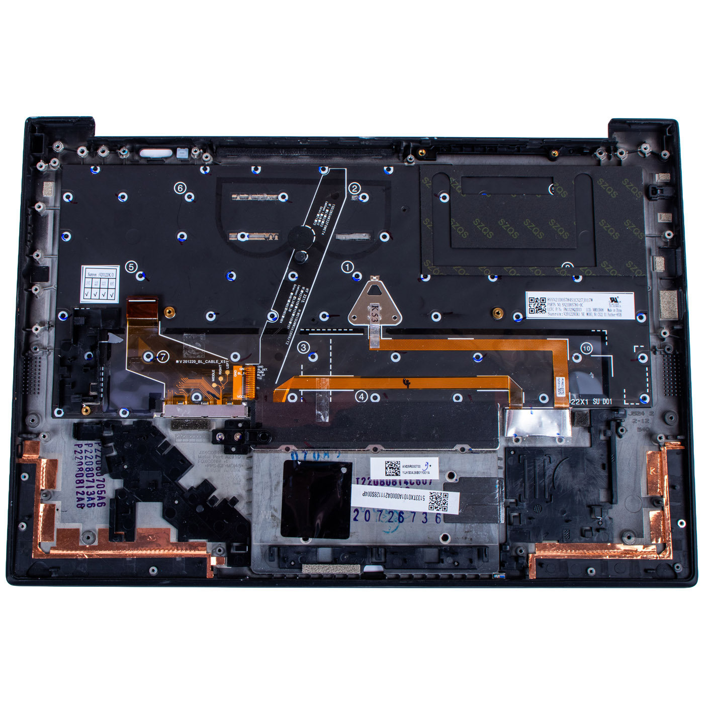 Palmrest klawiatura Lenovo X1 Carbon 10 11 WWAN | 5M11H44247