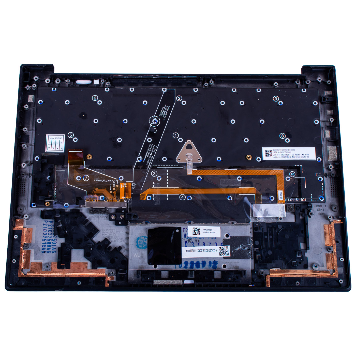 Palmrest klawiatura Lenovo ThinkPad X1 Carbon 9 2021 WWAN
