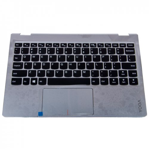 Palmrest klawiatura touchpad Lenovo Yoga 710 11 srebrny