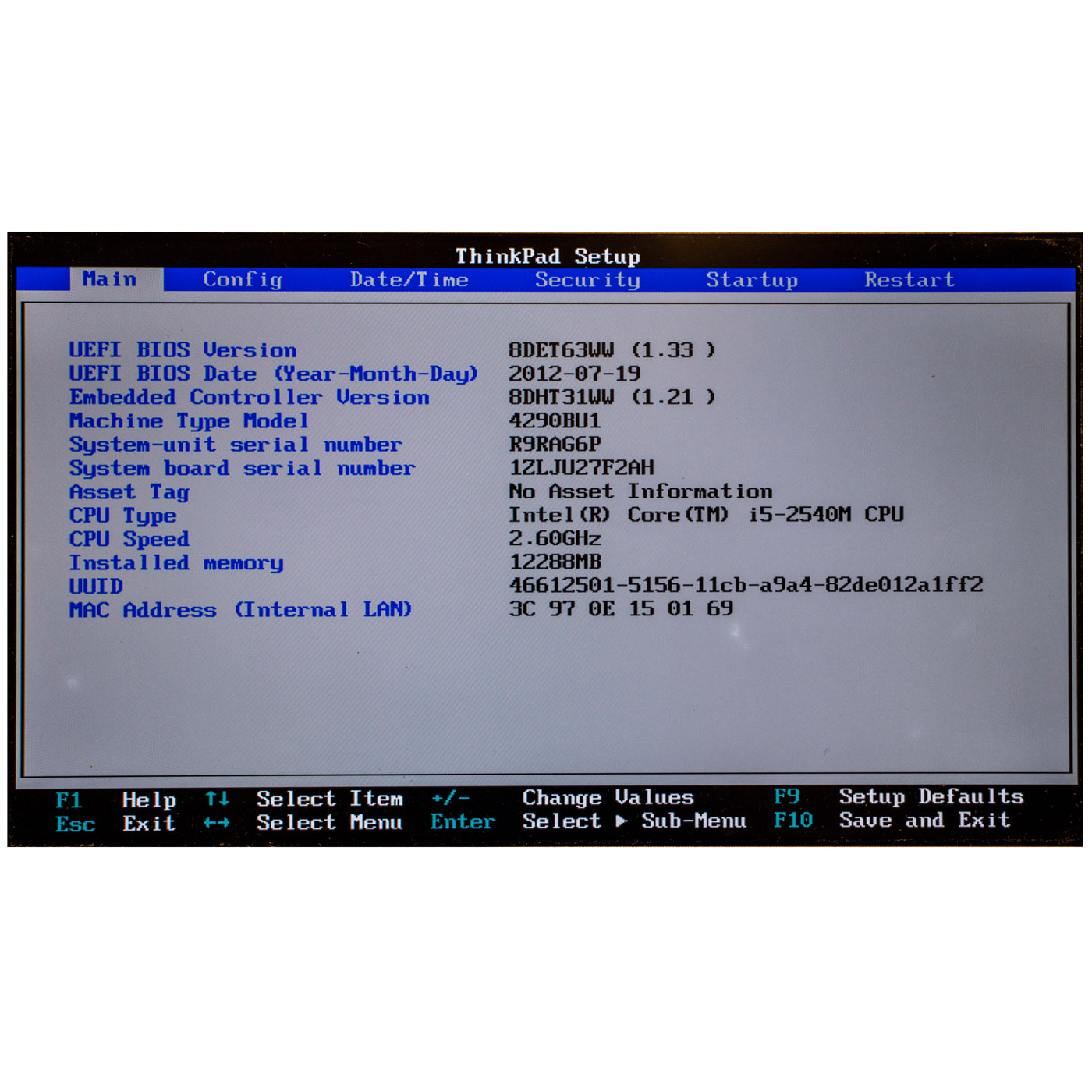Płyta główna procesor Lenovo ThinkPad X220 i5 2540m