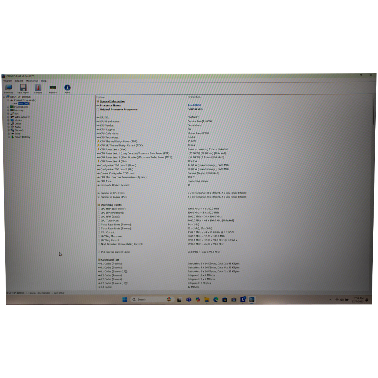 Płyta główna procesor Lenovo E14 6 generacja