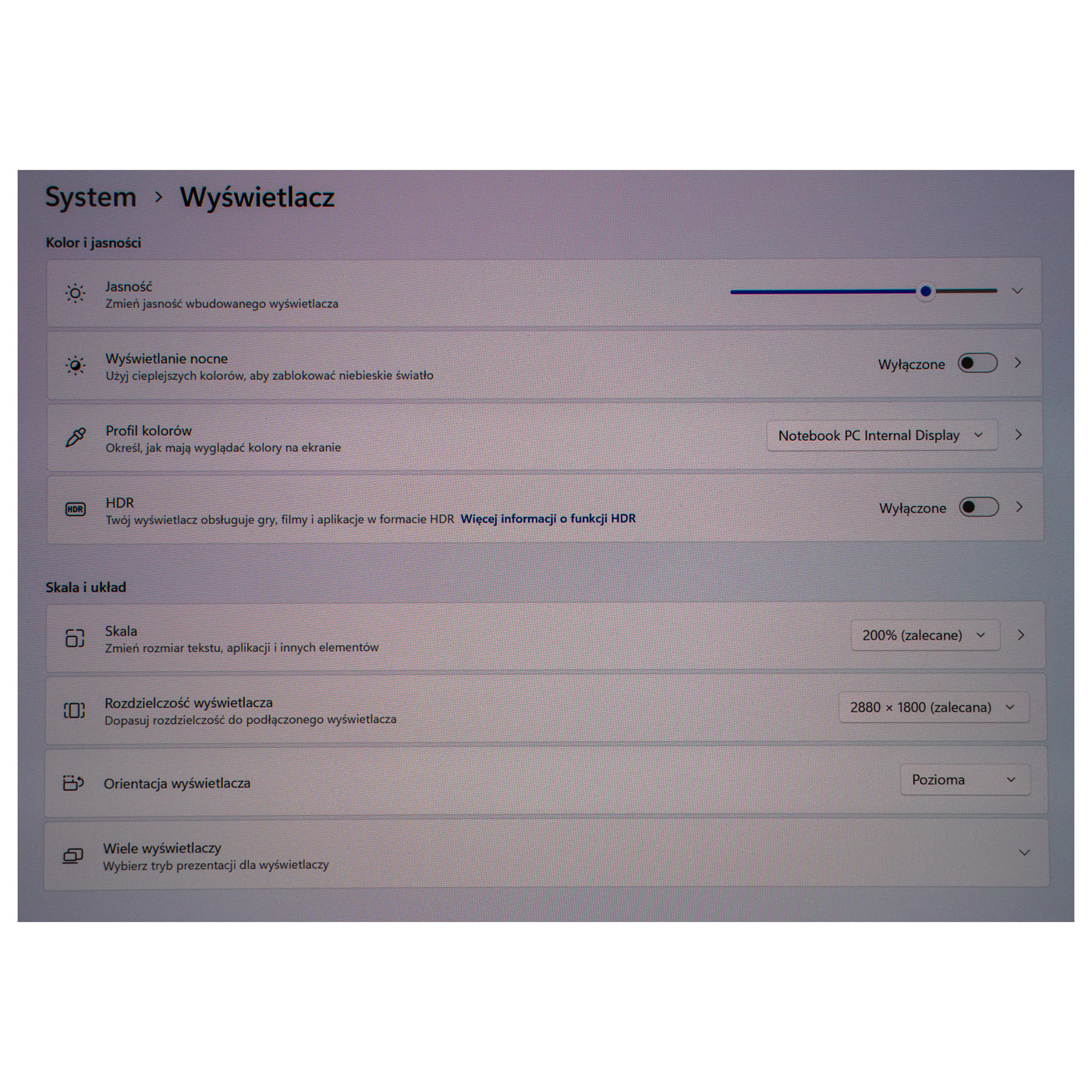 Skrzydło matrycy Lenovo X1 Carbon 12 13 OLED 2.8K