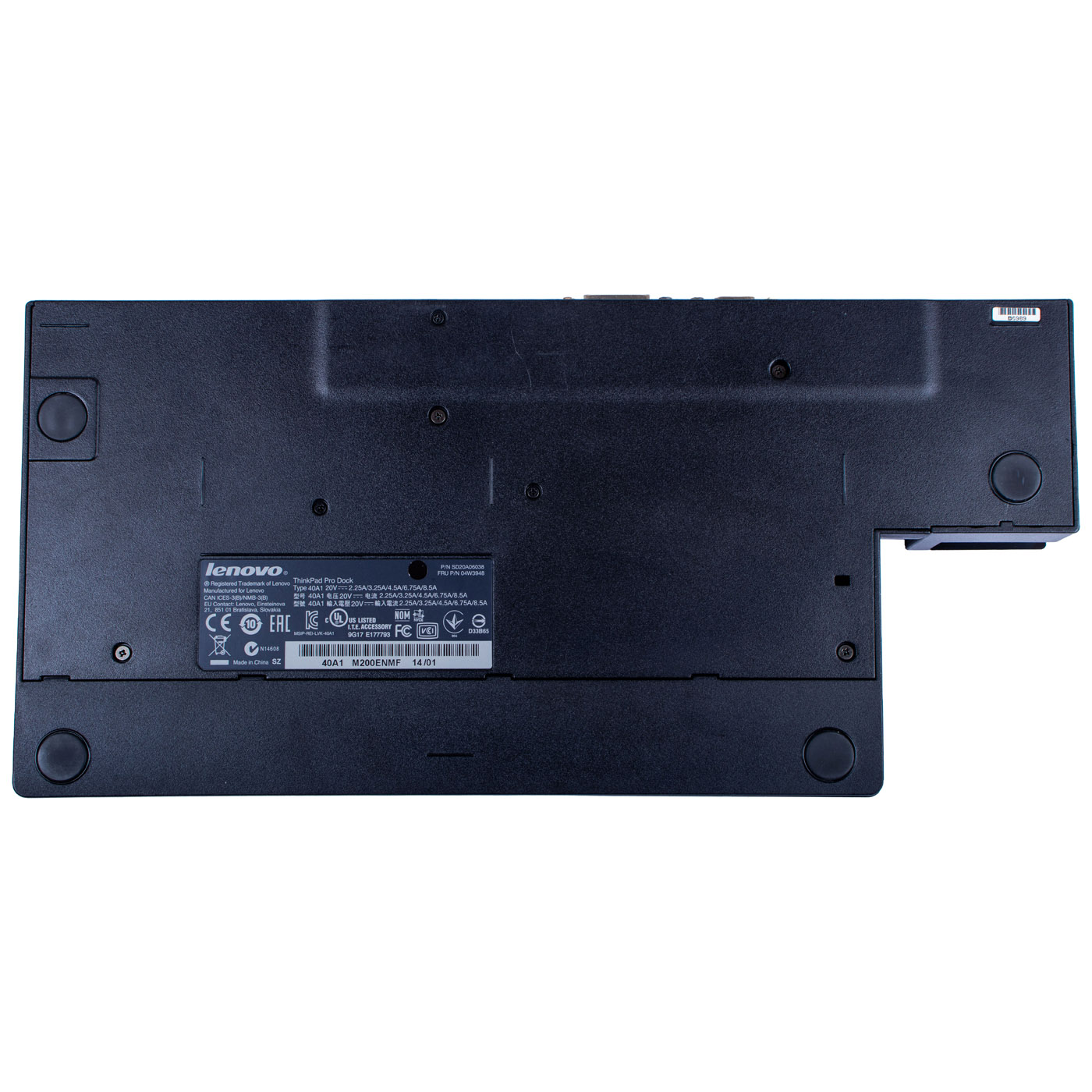 Stacja dokująca Lenovo Pro Dock 40A1 T440 X240 T450 X250 T460 P50 P70