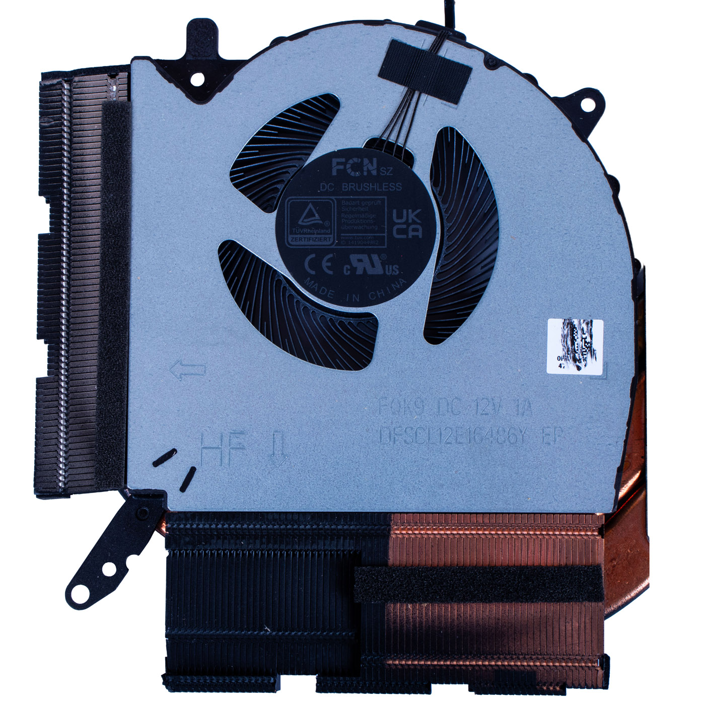 Wentylator radiator Lenovo Legion 5 PRO 16 IRX8 | 5H40S20983