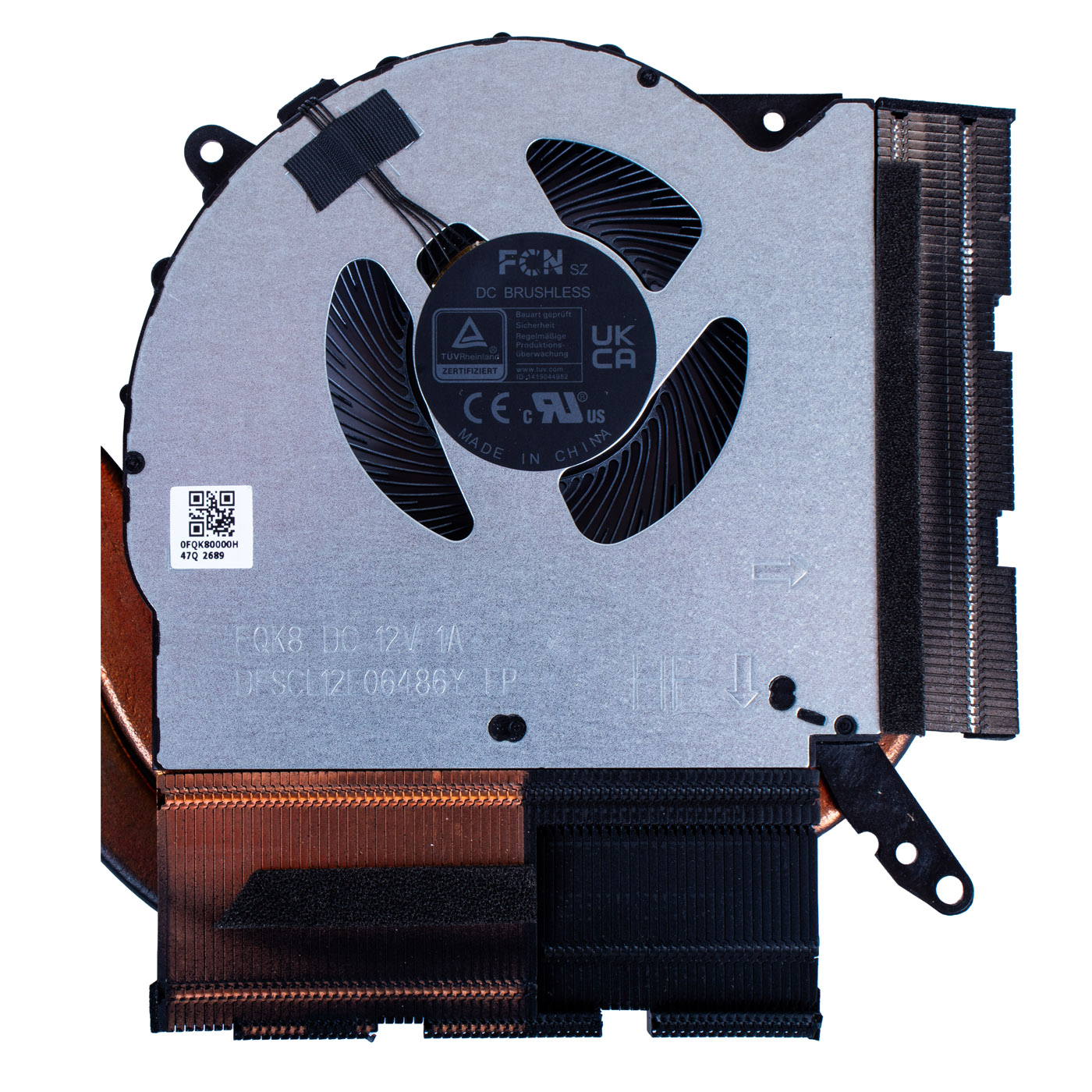 Wentylator radiator Lenovo Legion 5 PRO 16 IRX8 | 5H40S20983