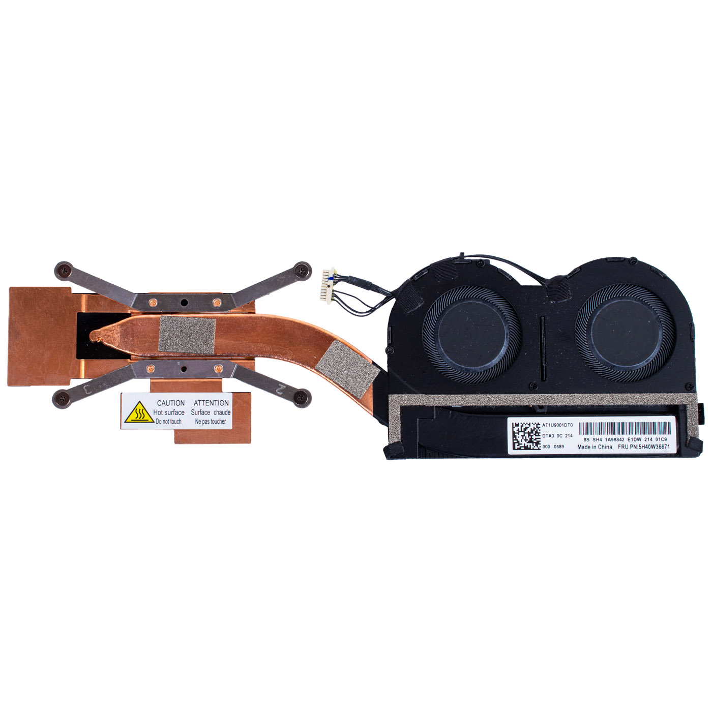 Wentylator radiator Lenovo X1 Carbon 9 2021 X1 Yoga 6 gen 5H40W36671