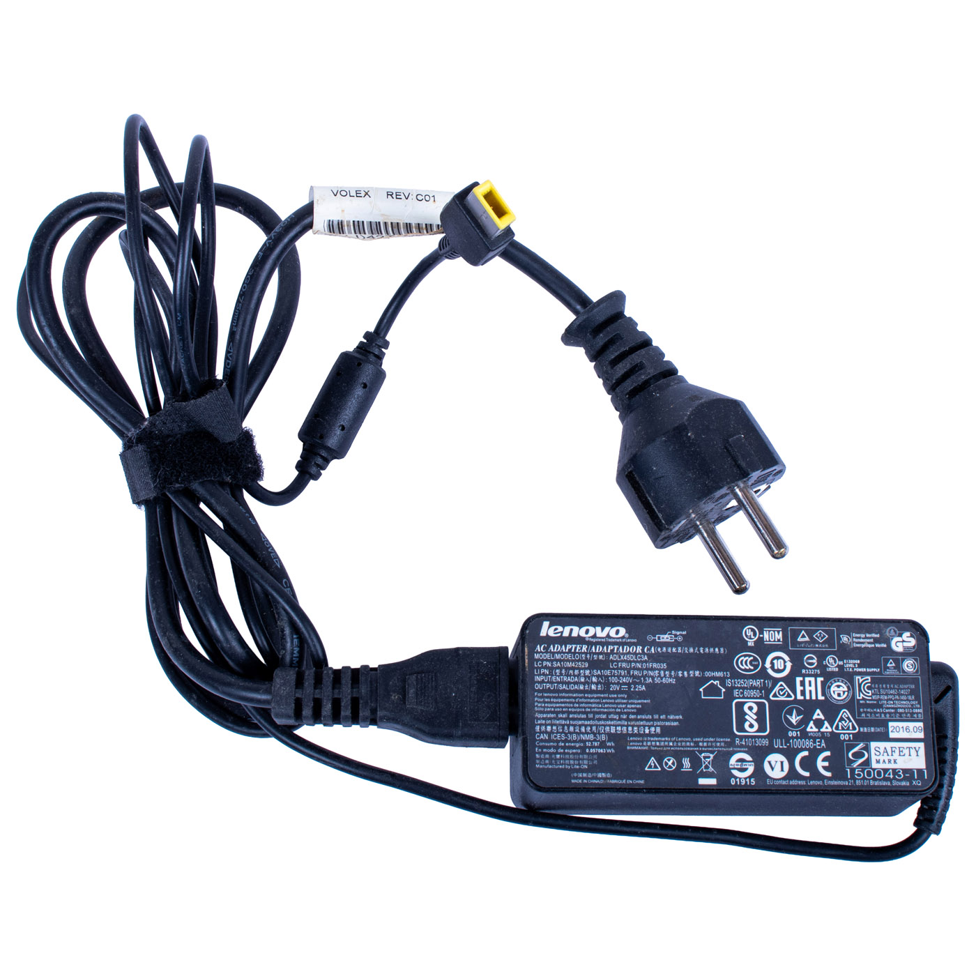 Zasilacz 45 W Lenovo T440 T440s T450 T450s X240 X250 T460 X260 | 01FR038